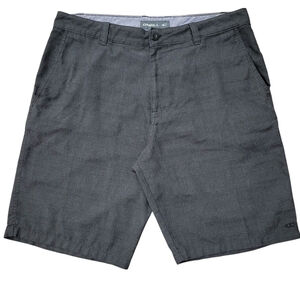 Oneill Men's Polyester Viscose Blend Shorts Size 34 Inseam 10" Excellent Cond
